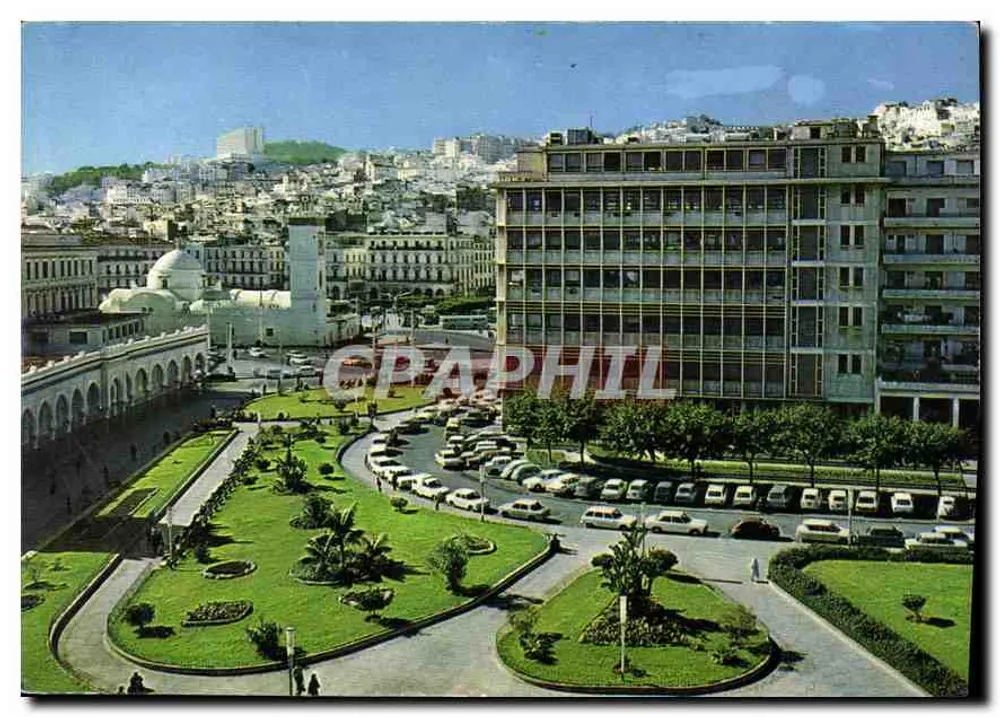 Argélia — Praça dos Mártires — Ed. JEFAL - ALGER - Frente