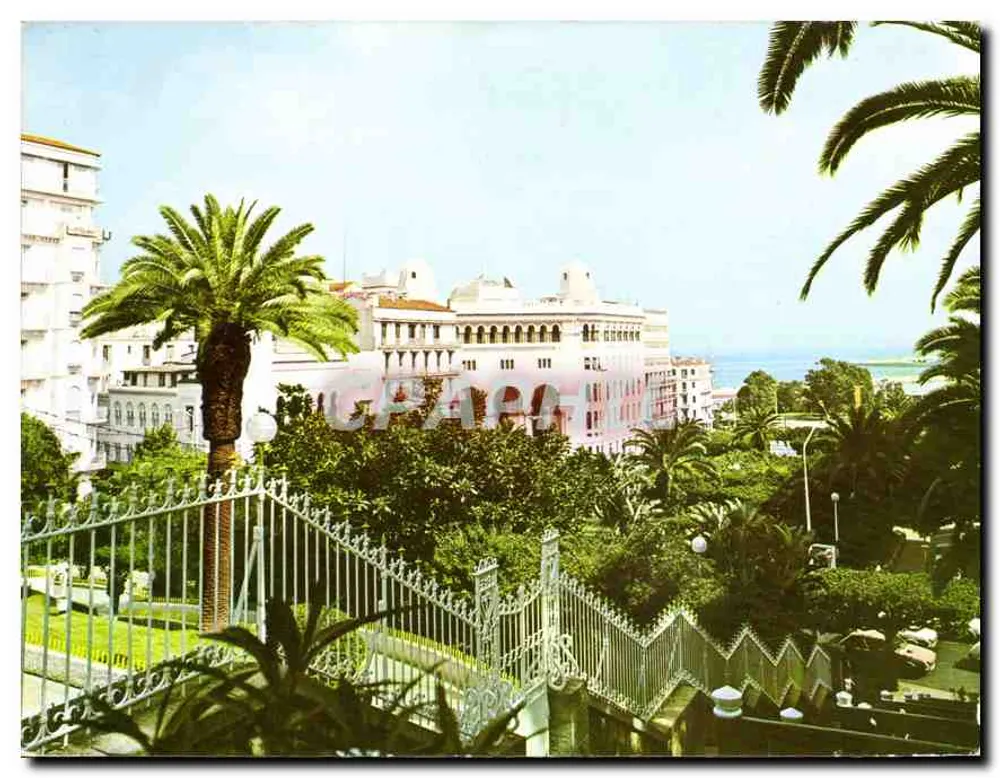 Vista do Grand Hôtel de la Plage em Argel — editor não indicado, número de série não visível - Frente