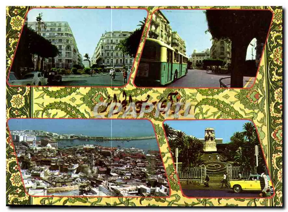 Argélia — Alger la Blanche — vista panorâmica e urbana — editor RE AR. TLEMÇEN - Frente