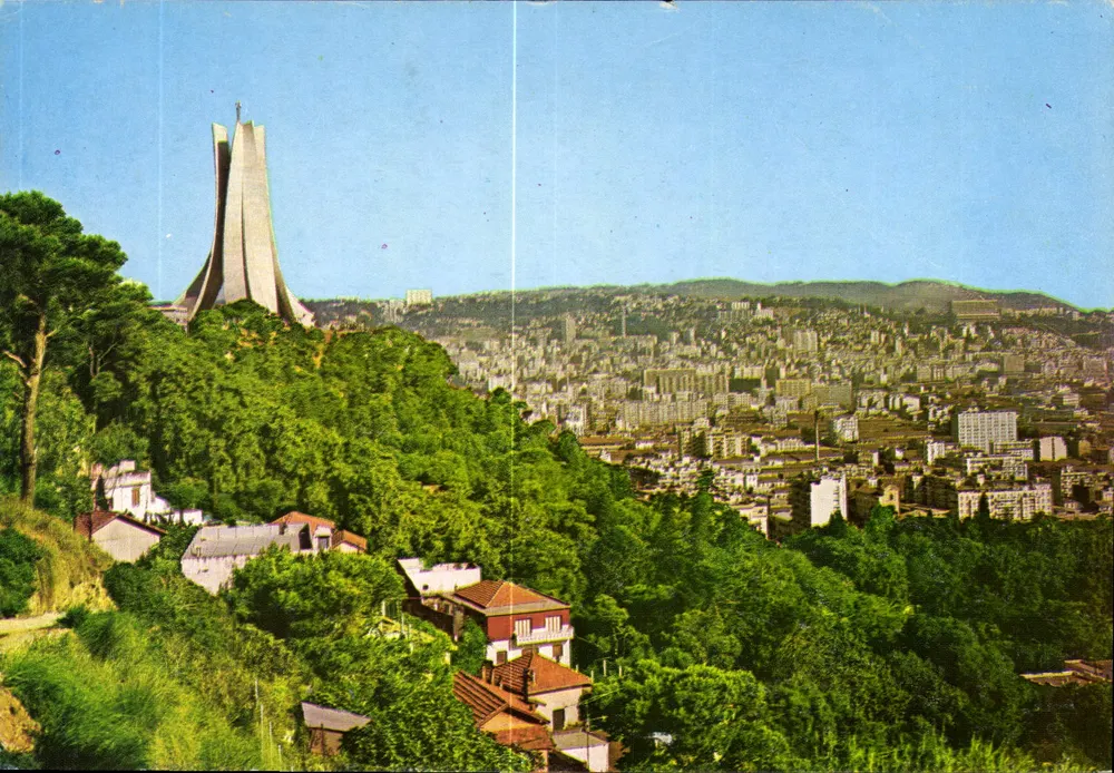 Argélia - Argel - Vista Geral do Memorial do Mártir — ARGEL A BRANCA - Frente
