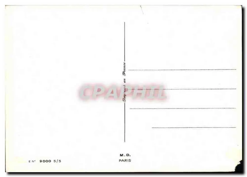 Lago na floresta — vista outonal — M.D. Paris, n° 9000 5/5 - Verso