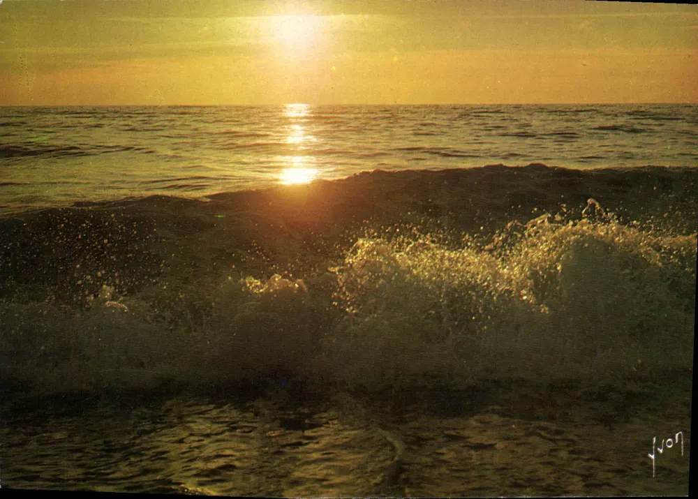 Sonnenuntergang über das Meer — Art Editions Yvon — n°83 - Vorderseite