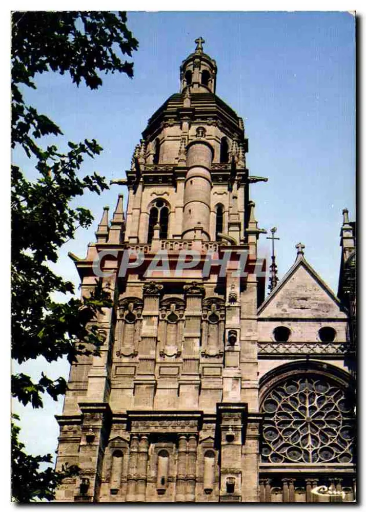 Évreux — Kathedrale Notre-Dame (12. bis 17. Jahrhundert) — Nordturm "Le Gros Pierre" — C. C. Imprimeur - Vorderseite