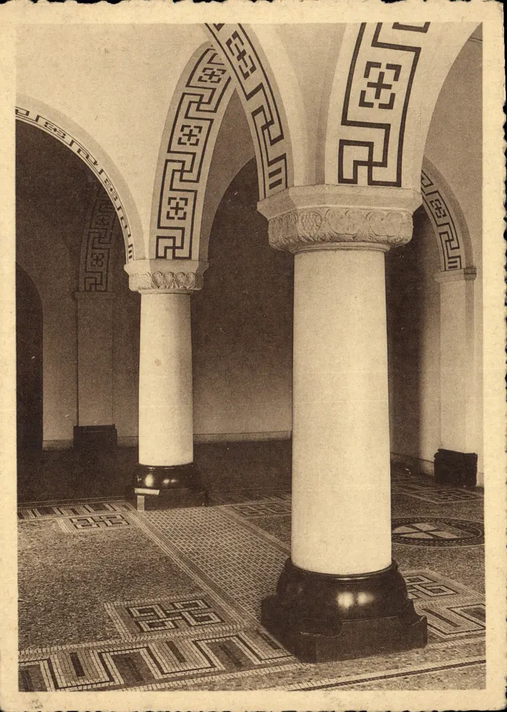 Monastero N.D. di Béthanie — Atrio — Editore Thill, Bruxelles - Recto