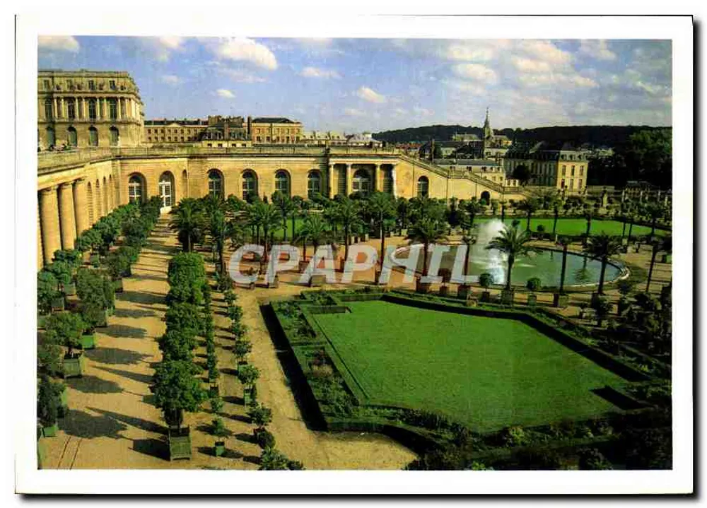 Castelo de Versalhes — Jardim da Orangerie — Edições Art Lys, Versalhes - Frente