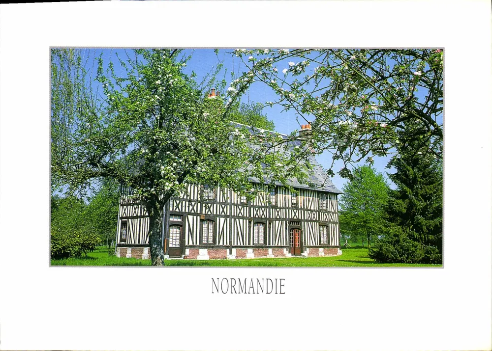 Château normando — Normandia — Edições Lumbier - Frente