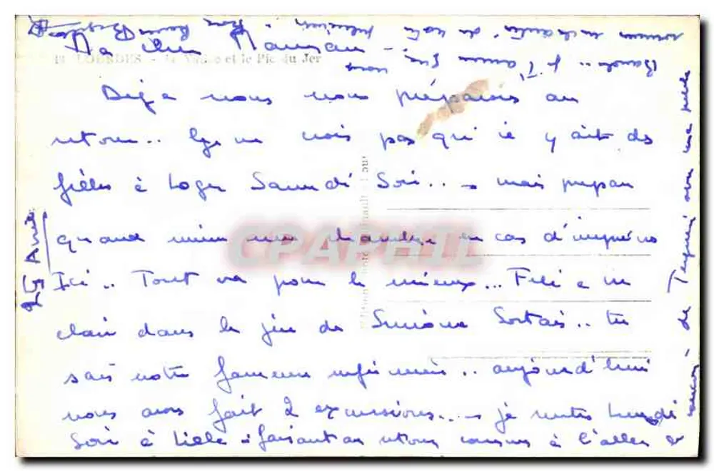 L'Isère e o Pic du Jer — vista panorâmica — editor Yang, n°6 - Verso