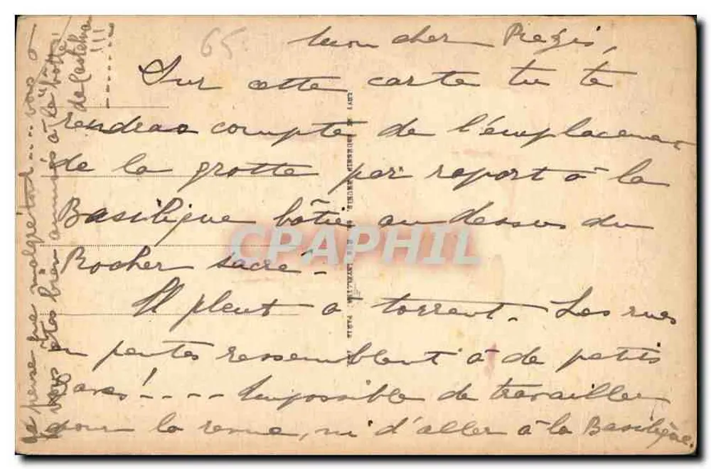 Lourdes - A Gruta e a Basílica — n°27 - Verso
