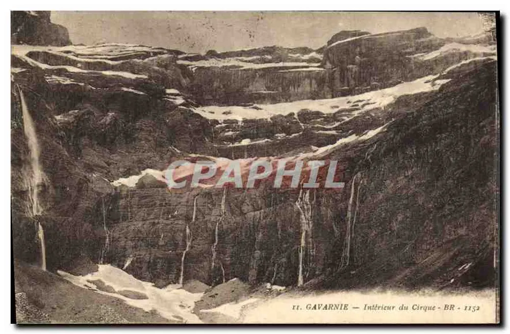Gavarnie — Interior do Cirque — BR - 1152 - Frente