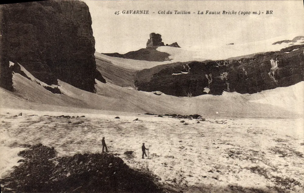 Gavarnie - Col du Taillon - La Fausse Brèche (2900 m.) - BR - Vorderseite