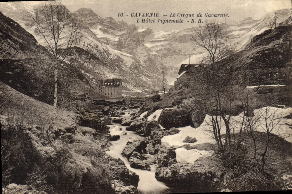Gavarnie — Der Gavarnie-Kreis — Das Hotel Vignemale - B.R. - Vorderseite