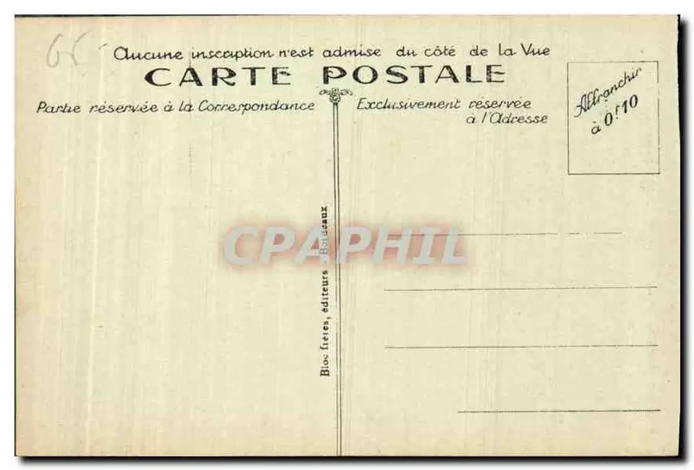 Gavarnie — Der Gavarnie-Kreis und das Dorf — B. R. - Rückseite