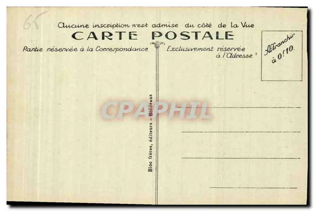 Gavarnie — O Circo — B.R. - Verso