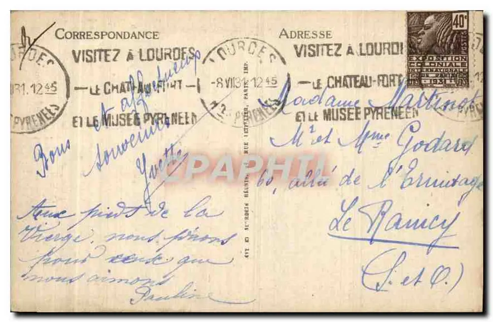 Lourdes — Het Sterkfort — LL - Achterkant