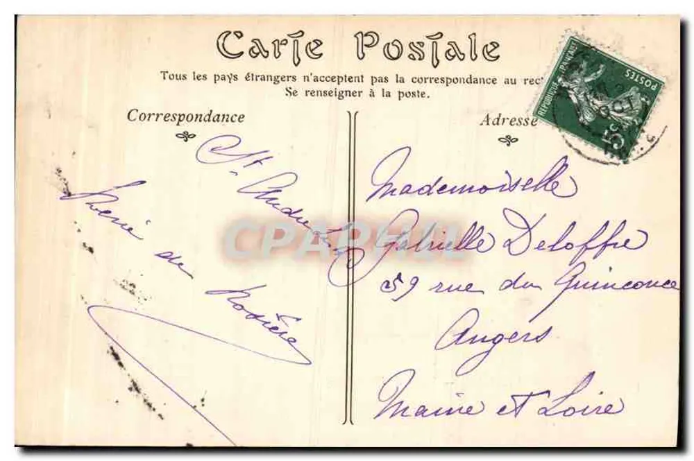 Cartago — Estátua da Abundância — Carte postale n°45 - Verso