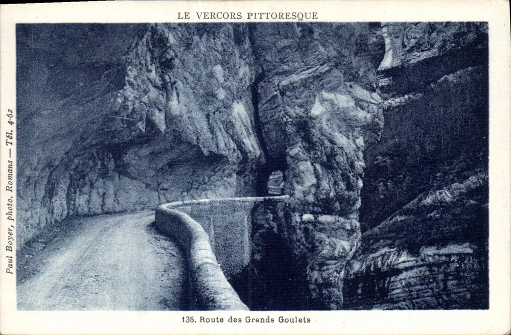 Der pittoreske Vercors — Route des Grands Goulets — Paul Boyer, Romans, n°135 - Vorderseite