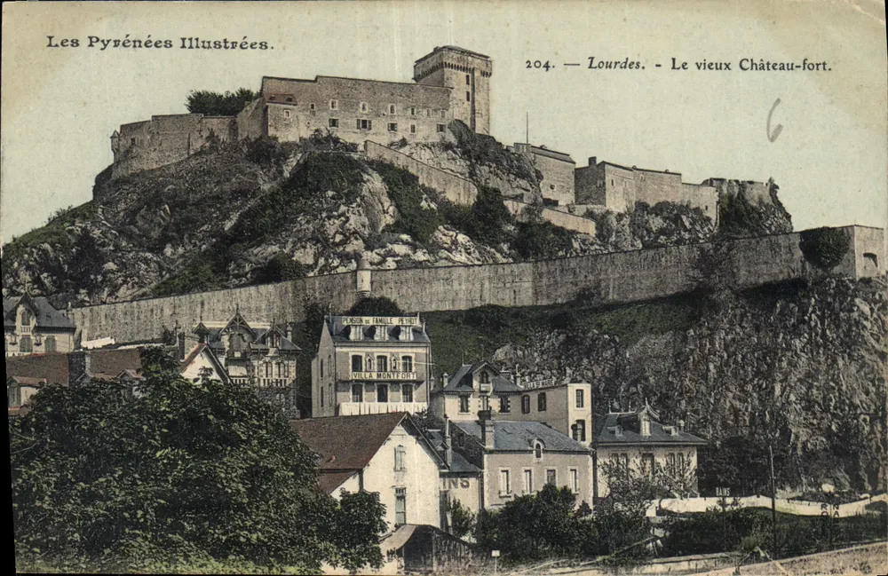 Lourdes — Das alte Schloss堡 — Les Pyrénées Illustrées, n°204 - Vorderseite