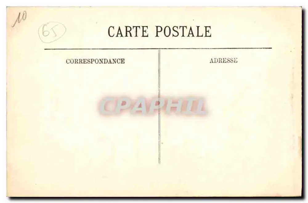 Enf. de Lauterets — Route du Pont d'Espagne — Cascade du Cersey — L.L. - Rückseite