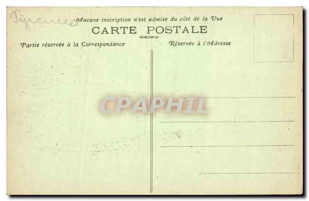 Abtei SAINT-MARTIN DU CANIGOU — Ansicht des Cloisters — Marcel Vidal, Fotografie-Verlag — Reproduktion verboten - Rückseite