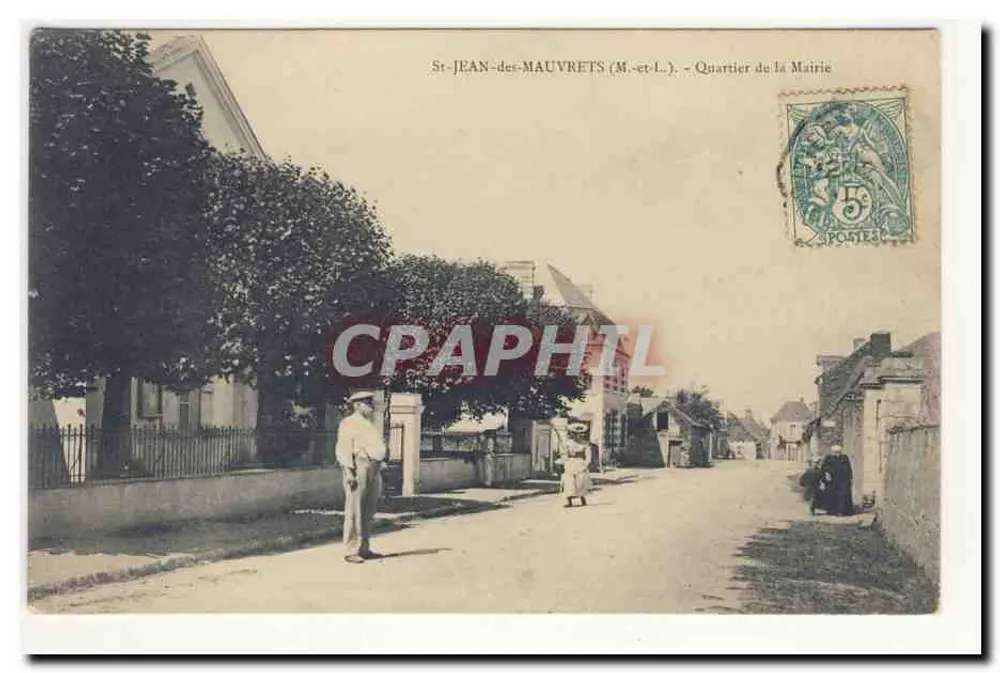 St-JEAN-des-MAUVRETS (M.-et-L.) — Viertel der Stadtverwaltung - Vorderseite