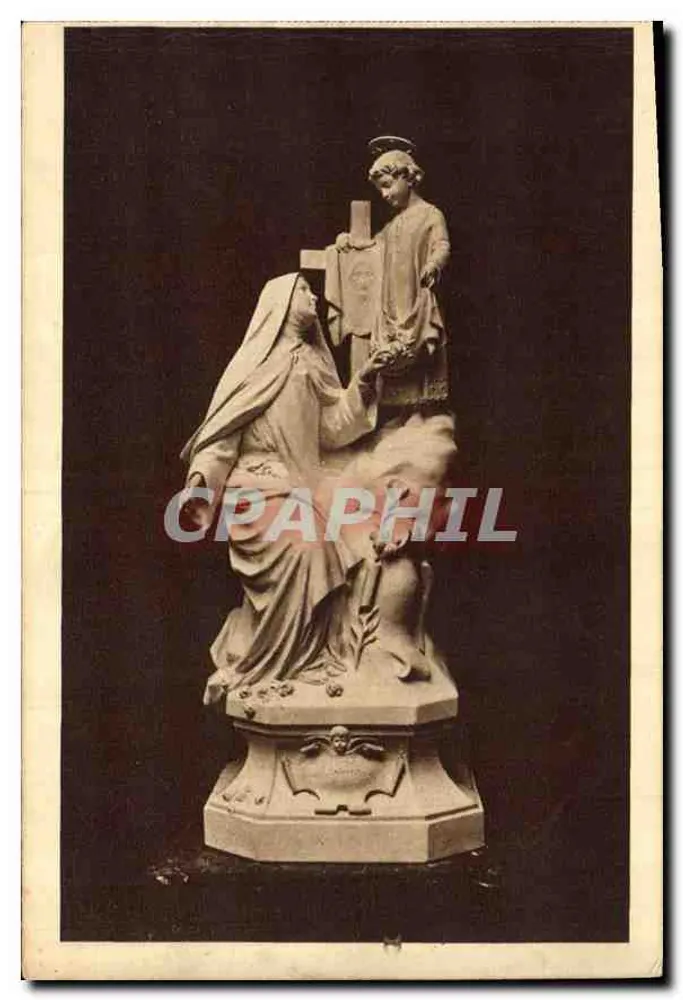Estátua de Santa Teresinha do Menino Jesus aos « Buissonnets » — série 6 — editor não visível - Frente