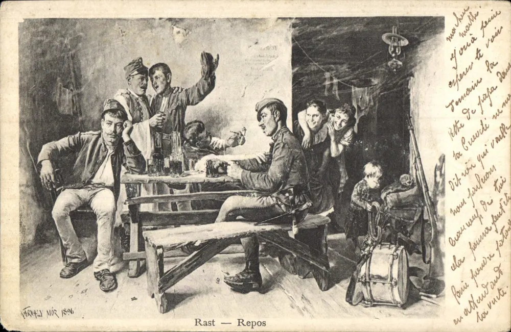 Rast — Descanso — Farvaly Nór 1896 - Frente