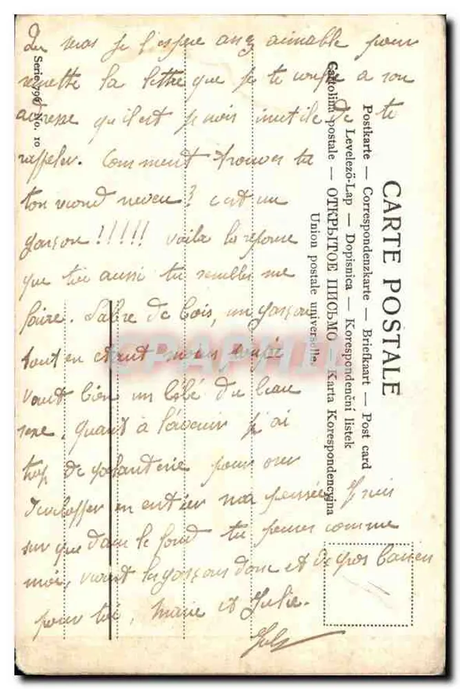 Rast — Descanso — Farvaly Nór 1896 - Verso