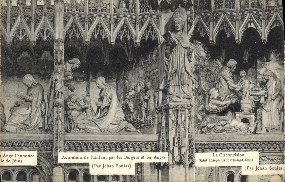 Religiöse Szenen — Skulpturen von Jehan Soulas - Vorderseite