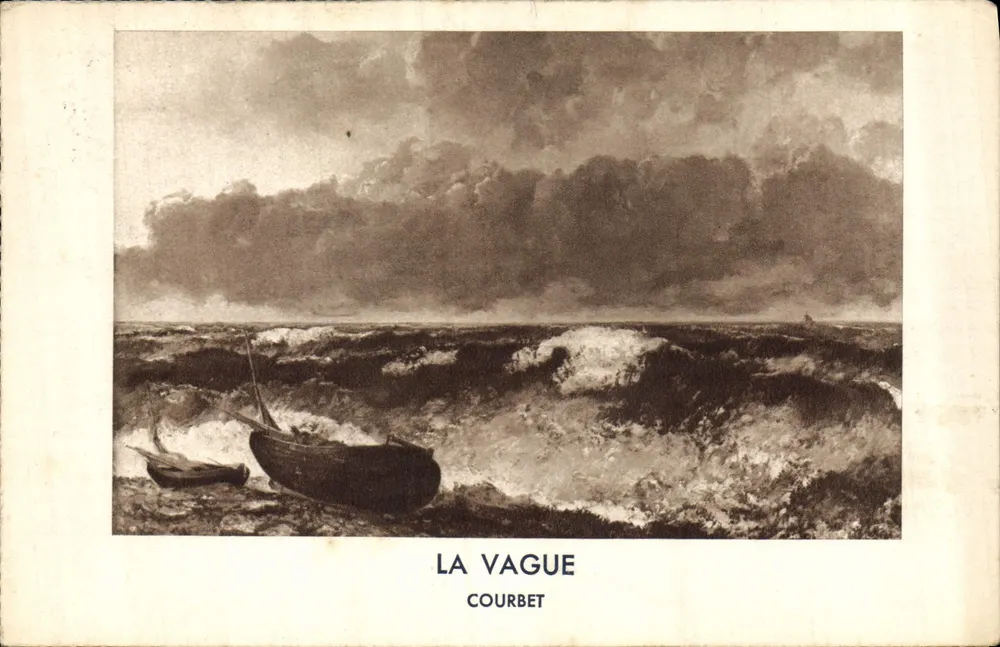 A Onda — Courbet — edição Innothéra, Paris - Frente