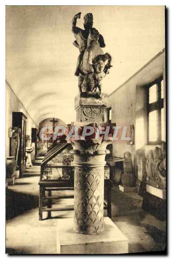Säule mit Reiterstatue — römischer Denkmal aus Grand (Vosges) — Musée Historique de Nancy - Vorderseite