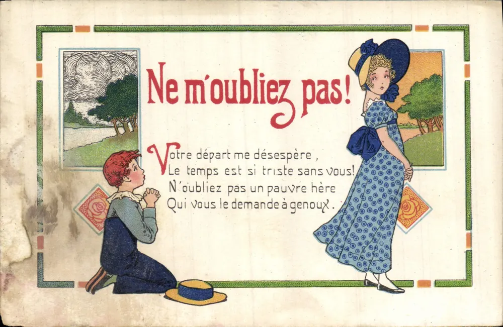Adieu e oração — Não me esqueçam! — Edições SID Paris, n°17 da série 'Para aqueles que não são esquecidos' - Frente