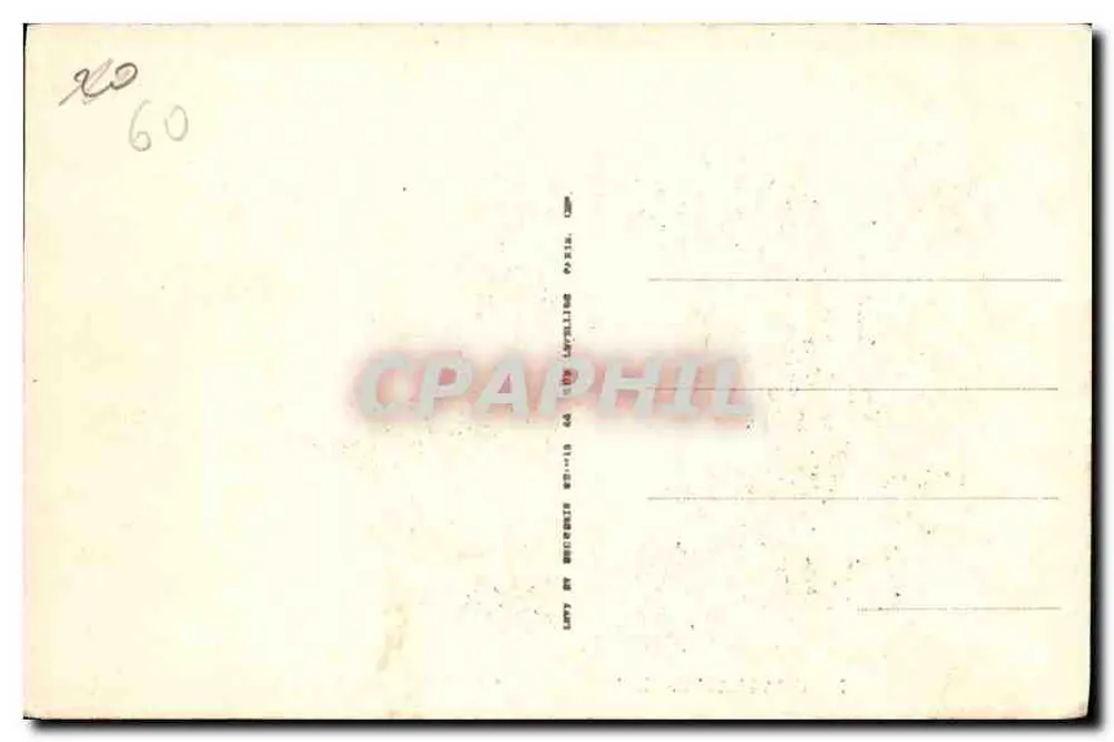 Castelo de Chantilly — A fachada oeste — LL. - Verso