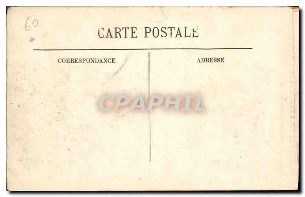 Chantilly — Le Château — La Façade Nord-Est — LL* - Verso