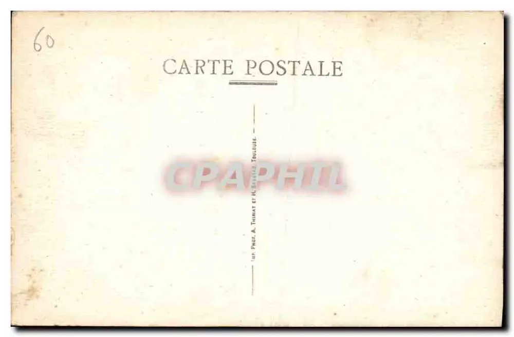 Castelo de Chantilly — Mausoléu de Henri III — Coleção G. Marchand - Verso