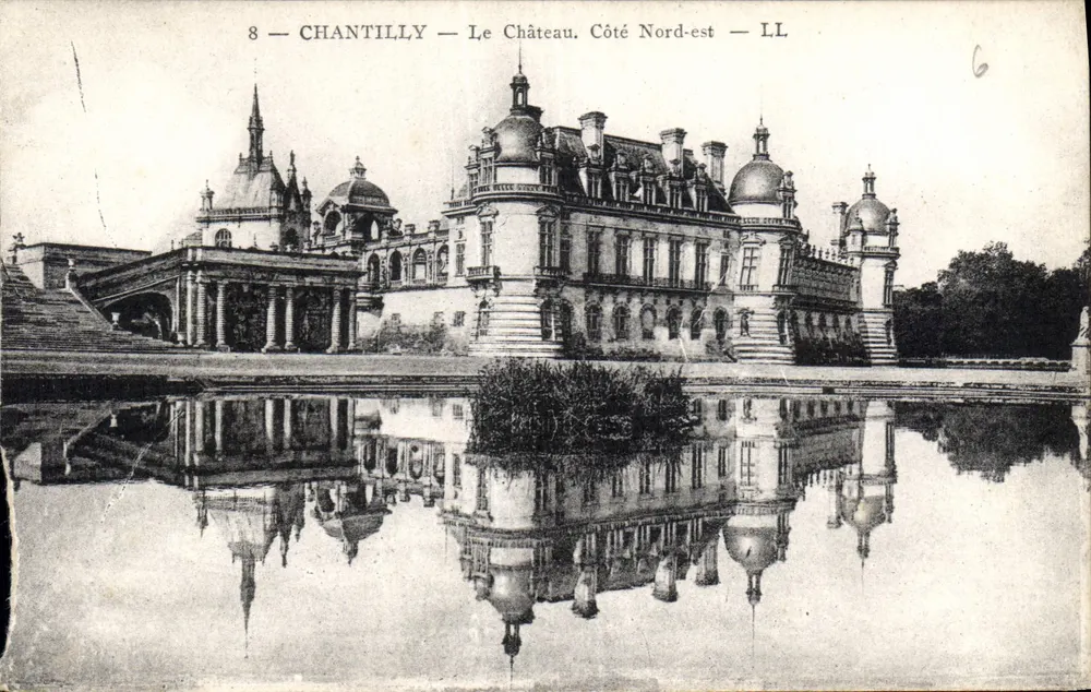 Chantilly — O Castelo. Lado Nordeste — LL - Frente