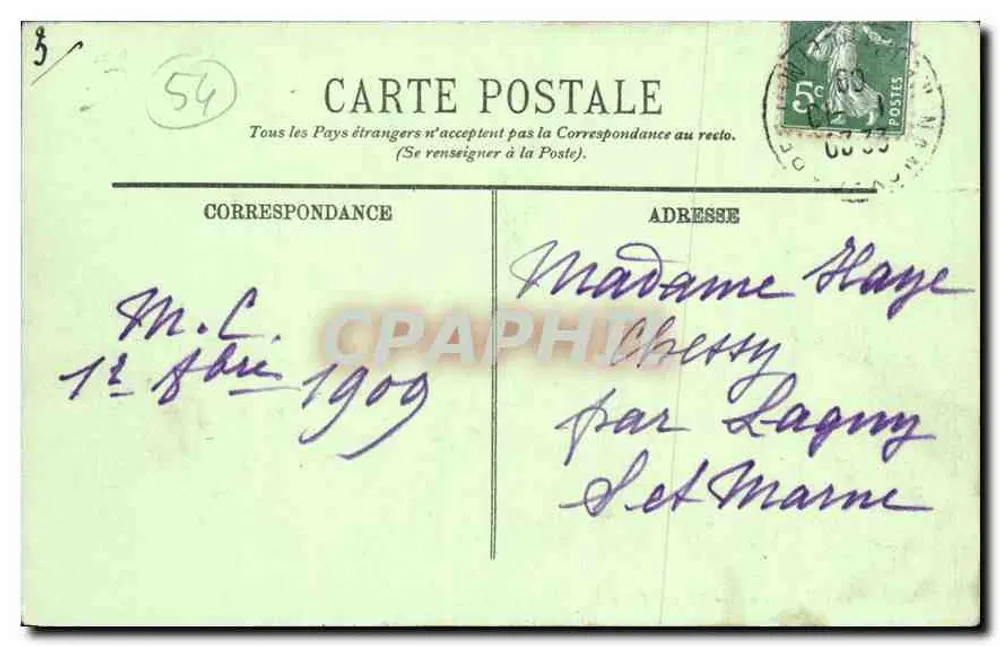NANCY — Rue Hère i Arc de Triomphe — LL. — N°32 - Rewers
