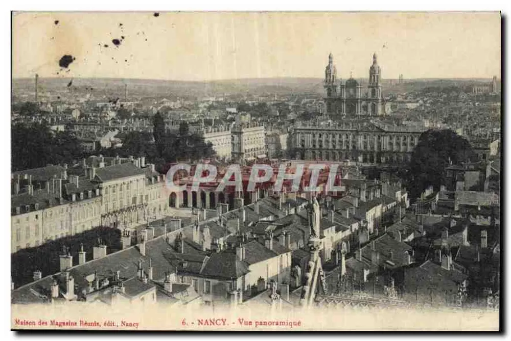 NANCY — Vista panorâmica — Casa das Magnólias, editor Nancy, n°6 - Frente