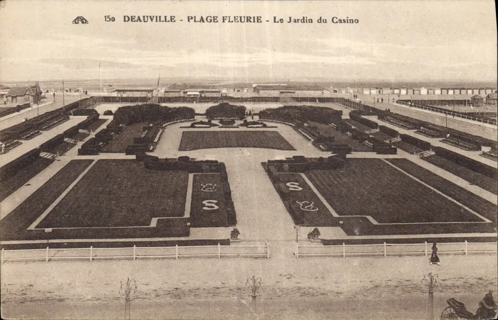 Deauville - Blütenstrand - Der Garten des Casinos — n° 150 - Vorderseite