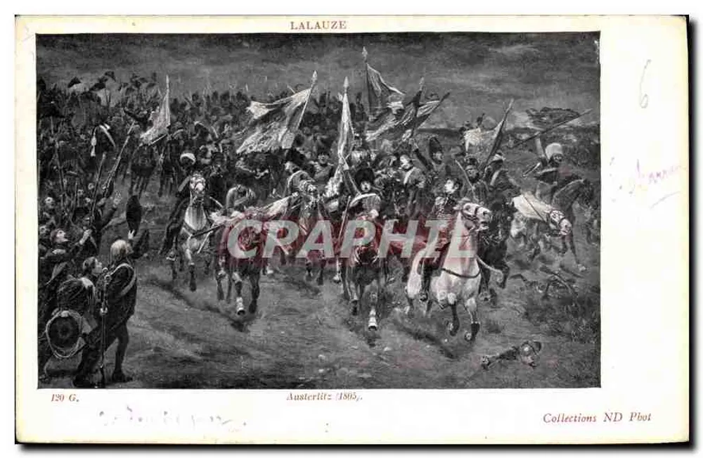Batalha de Austerlitz — 1805 — Coleções ND Phot - Frente