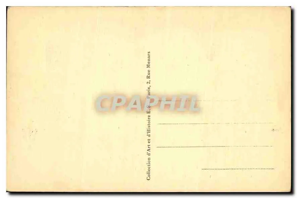 Henri Purcell — Muziekcomponist — Collectie Kunst en Geschiedenis E.S. Menars, 2, Rue Paris - Achterkant