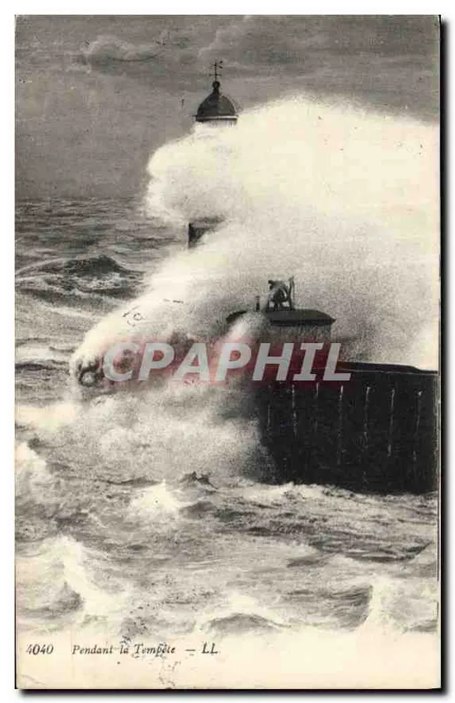 Farol da Ilha de Ré — Durante a Tempestade — LL - Frente
