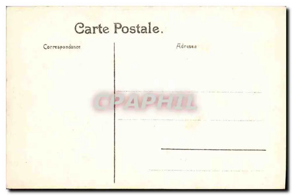 Rocher Bayard — vista do Rocher Bayard com um homem em um barco — editor não identificado - Verso