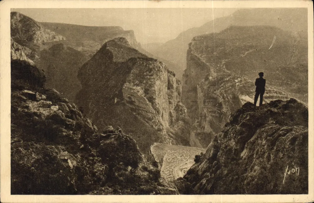 Gorges du Verdon — Le Point Sublime — Kunstausgabe 'VON' Paris - Vorderseite
