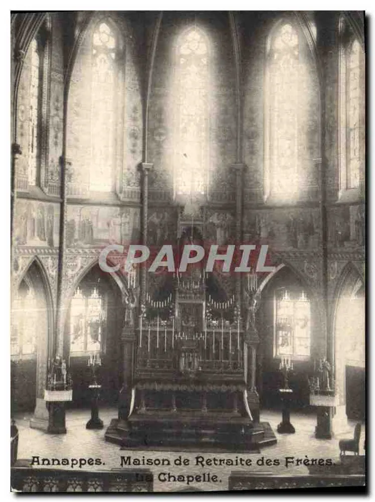 Annappes. Altersheim der Brüder. Die Kapelle. - Vorderseite