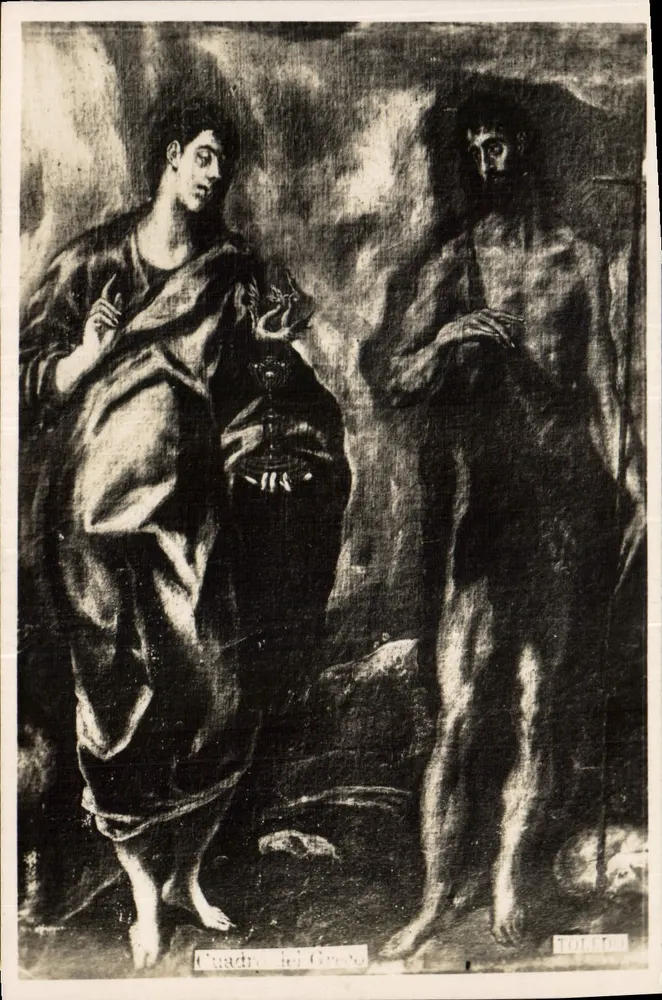 São João Batista e o Demônio — obra de El Greco — Toledo - Frente