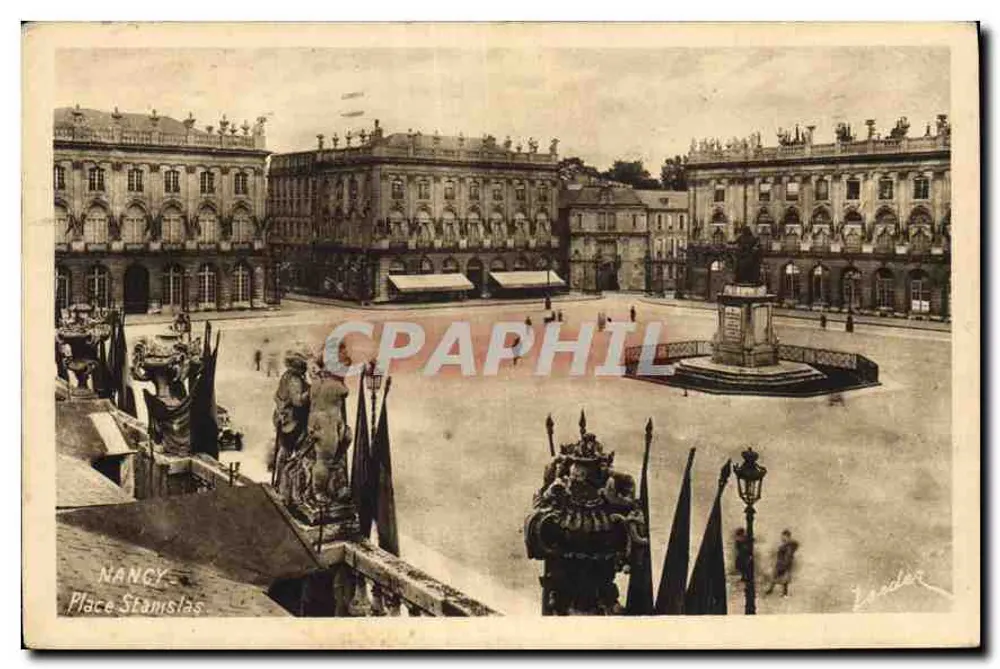 NANCY - Place Stanislas — Ansicht vom Grand Restaurant Walter — Verlag Walter, Nancy - Vorderseite