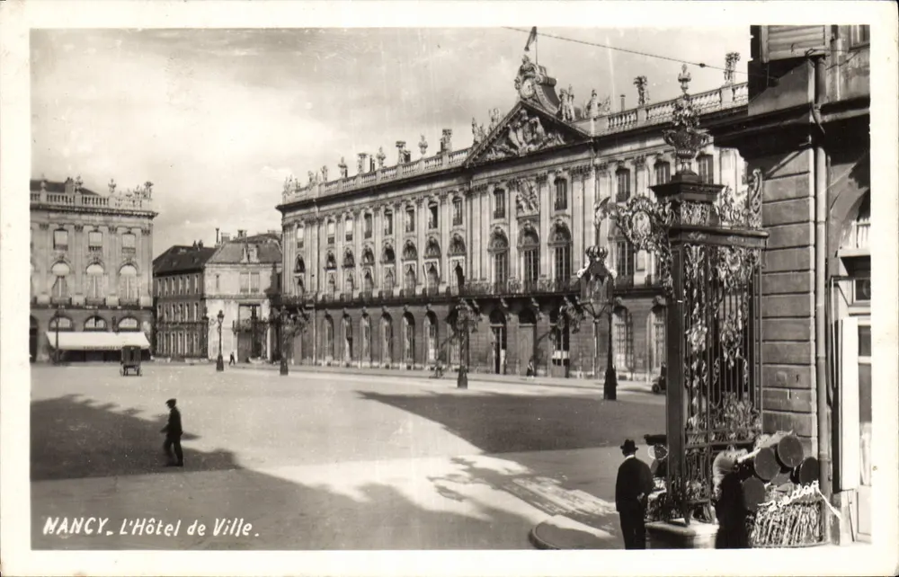 Nancy - O Hotel de Ville — Éditions V. Roeder, Nancy - Frente