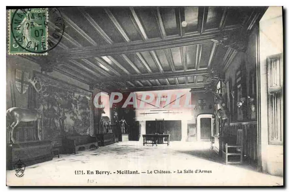 In Berry - Meillant - Das Schloss - Die Waffenstube — A. Auxenfans, Verlag, Bourges - Vorderseite