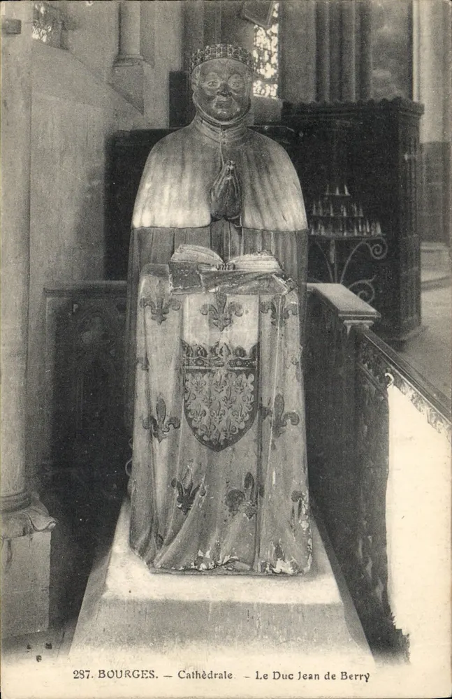 Bourges — Katedra — Wielki Książę Jean de Berry - Awers