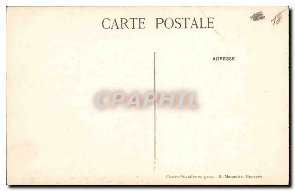 Bourges — Cathédrale. Tympan du Portail St-Guillaume — E. Maquaire, n°231 - Verso